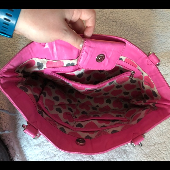 Pink Guess shoulder chain strap bag - Picture 11 of 13